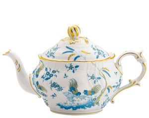 Ginori Oro Di Doccia Turchese Teapot w/Cover - 30 oz.